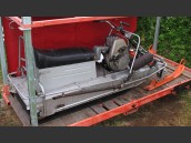 Ockelbo 600 från 1969 sedd från höger sida utan motorhuv och variatorkåpa.