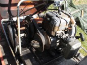 Motor och variator från snöskoter och renoveringsobjekt Ockelbo 600 från 1969.