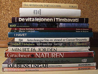 14 böcker om djur och natur