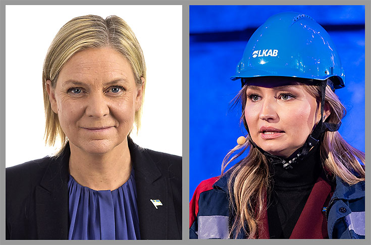 Magdalena Andersson och Ebba Busch.